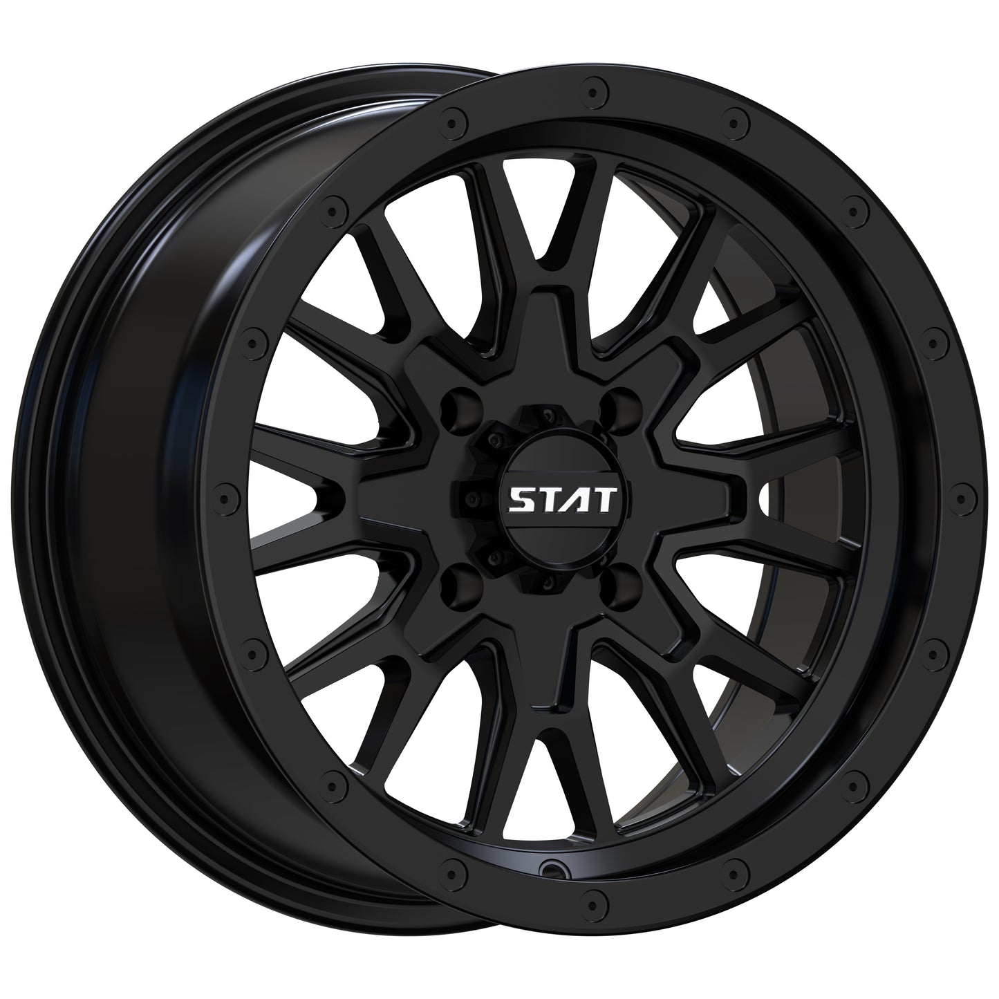 STAT-01 Satin Black 14x7