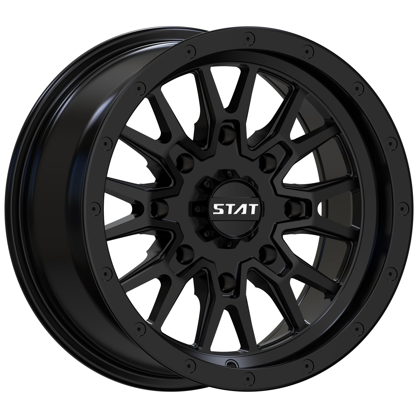 STAT-01 Satin Black 14x7