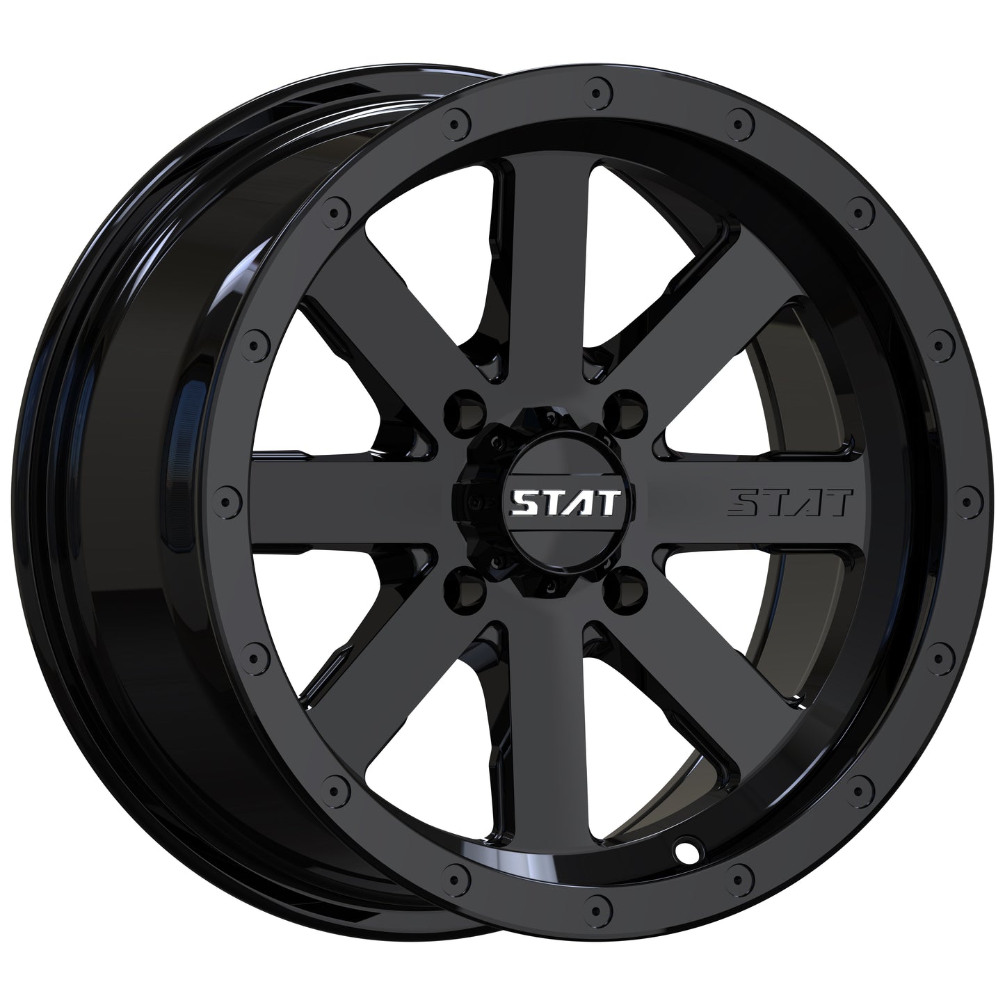 STAT-02 Gloss Black 14x7