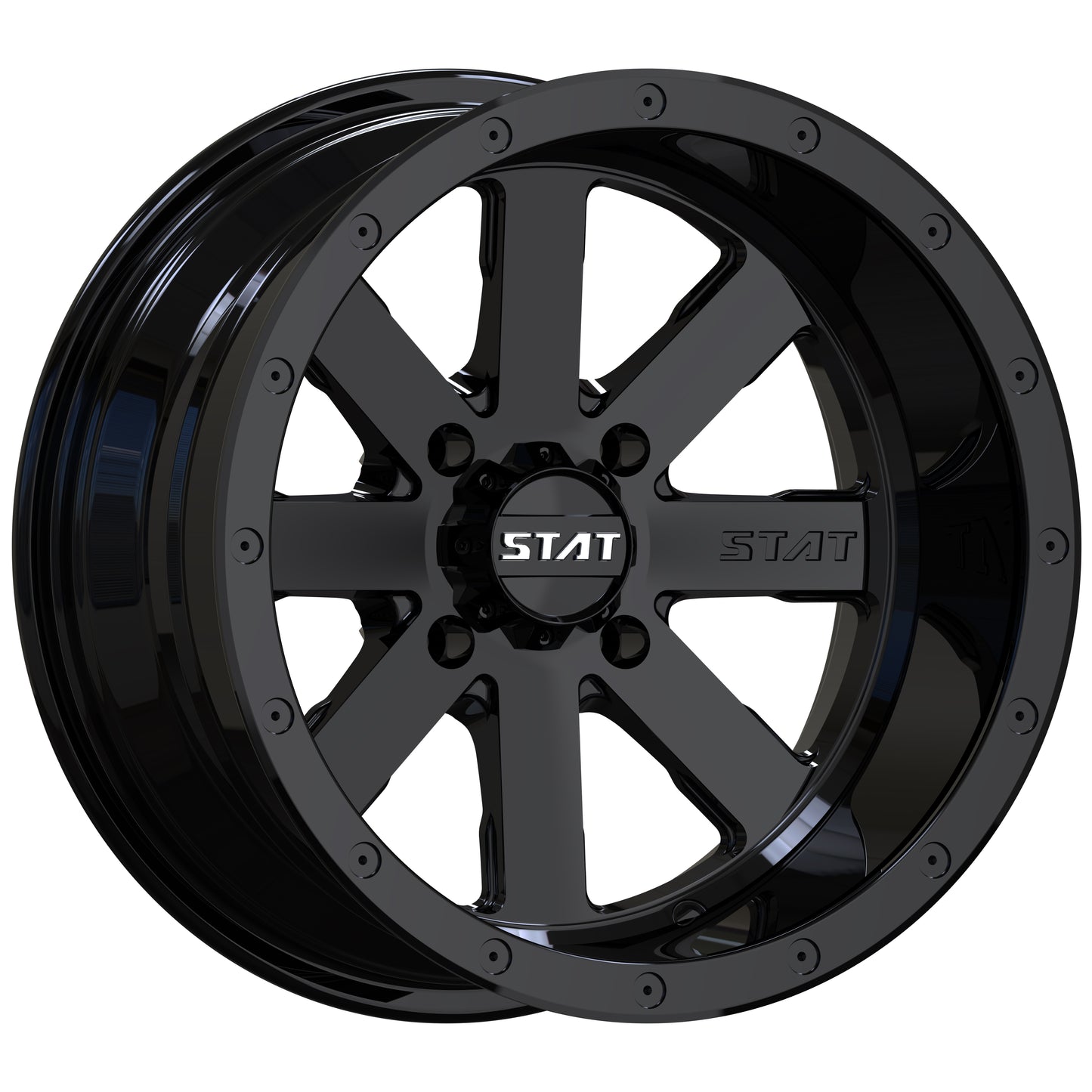 STAT-02 Gloss Black 14x7